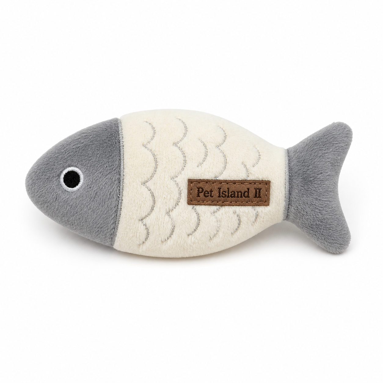 Plush Fish Cat Toy | Soft Bite & Kick Toy for Cats | Interactive Indoor Pet Toy | Pet Island II
