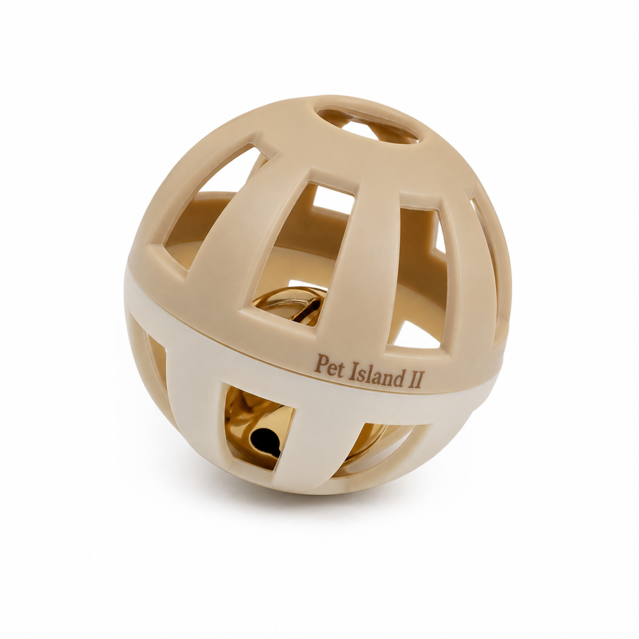 Interactive Bell Cat Ball Toy | Rolling Cage Ball with Sound | Indoor Active Play Toy | Pet Island II - Image 4